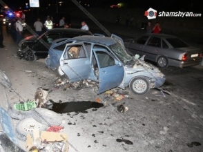 Խոշոր վթար Երևանում. վարորդներից մեկը եղել է ոչ սթափ. վիրավորներից 2-ը փոքր երեխաներ են (լուսանկար)